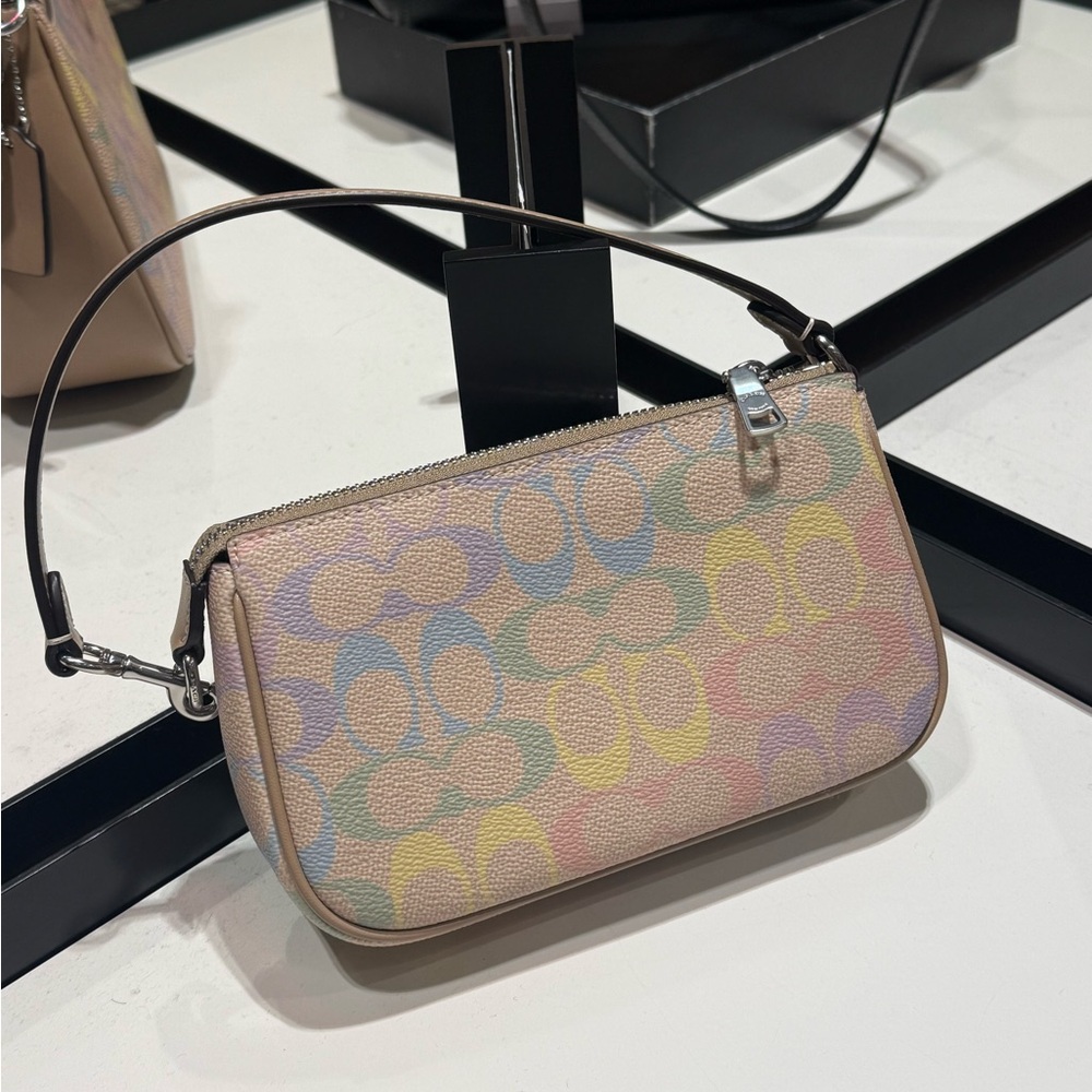 Coach Nolita 19 In Rainbow Signature Canvas cdc38 - Picture 3 of 10